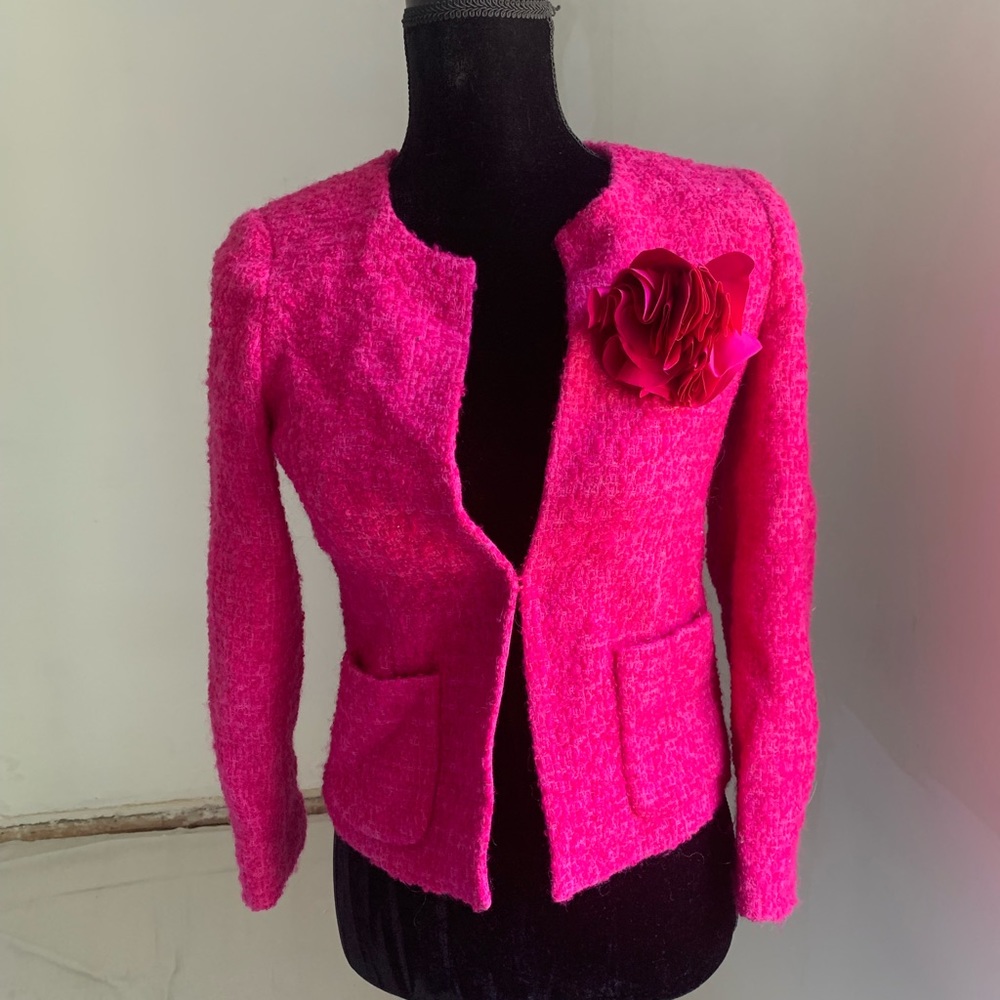 J Crew Boucle wool blazer